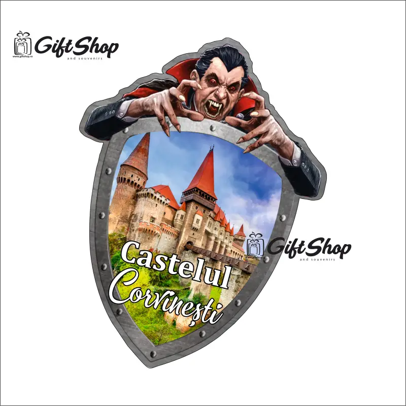 Castelul corvinesti, dracula, romania, magnet frigider mgs134v